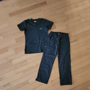 WonderWink Scrub Set Charcoal